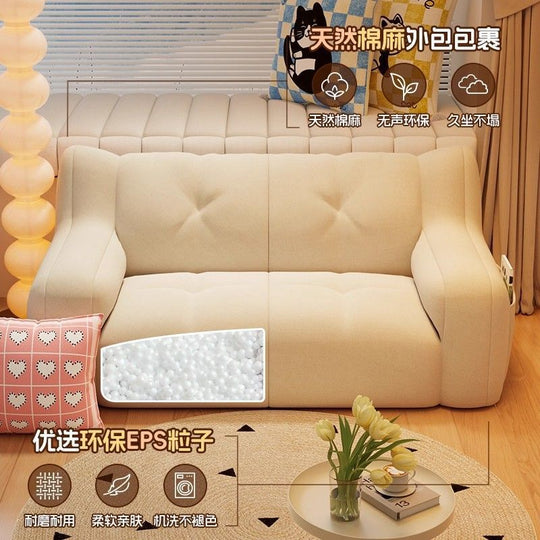 Corduroy Bean Bag Sofa – Single & Double Recliner | Multiple Fabrics & Colors