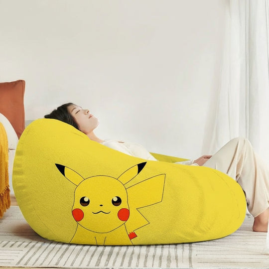 Bean Bag Sofa – Large Floor Lounger with Armrest | Bedroom & Living Room
