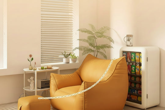 Bean Bag Sofa – Sherpa Fleece Lazy Chair | Cosy Winter Lounge Seat