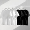 Unisex Cotton T-Shirt – Solid Color, Round Neck, Loose Fit | Men & Women