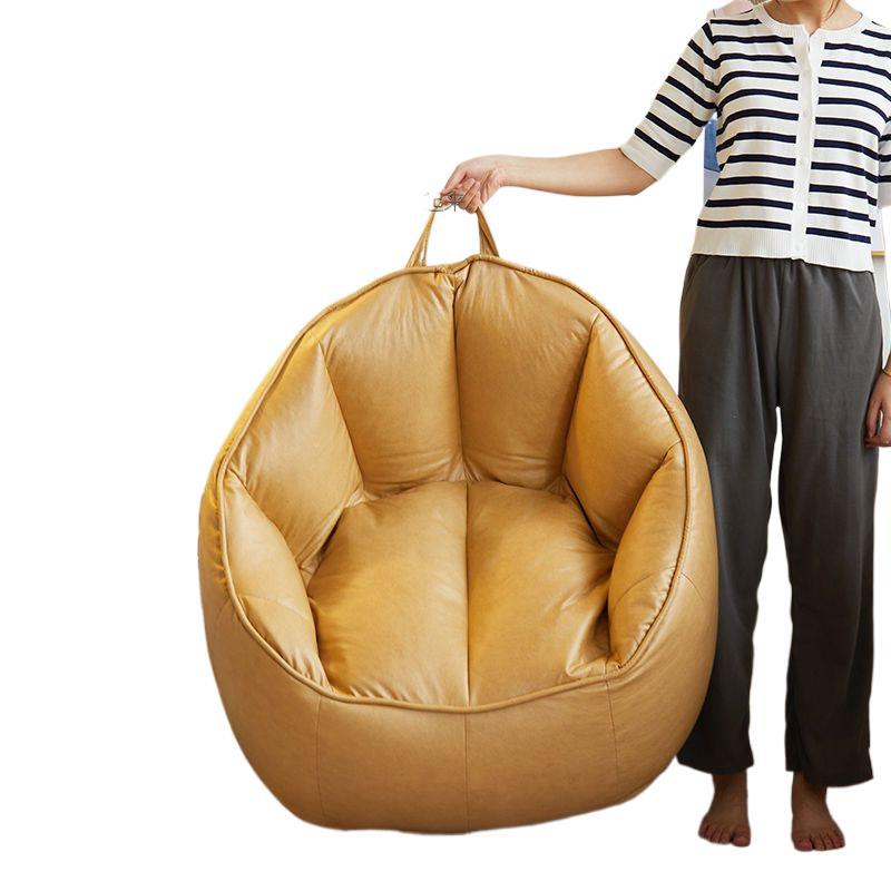 Pumpkin Bean Bag Floor Sofa – Lazy Lounge Chair for Bedroom & Living Room | Multiple Colors