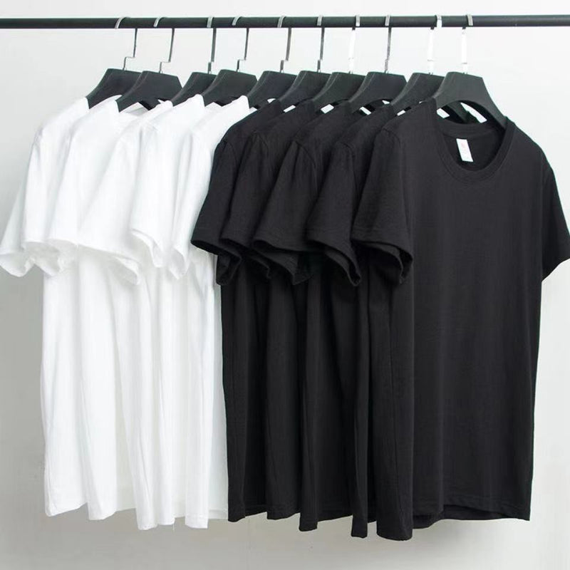 Heavyweight Pure Cotton T-Shirt – Loose Fit, Round Neck | Men & Women | S–4XL