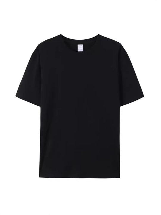 Unisex Plain Cotton T-Shirt – Multi-Color Loose Fit Plus Size | Team & Custom Uniform