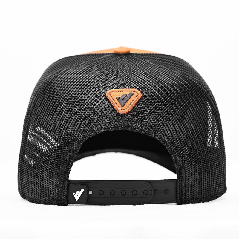 Suede Color-Block Trucker Cap – Breathable Mesh Sports Cap with Logo | Men & Women