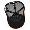 Suede Color-Block Trucker Cap – Breathable Mesh Sports Cap with Logo | Men & Women