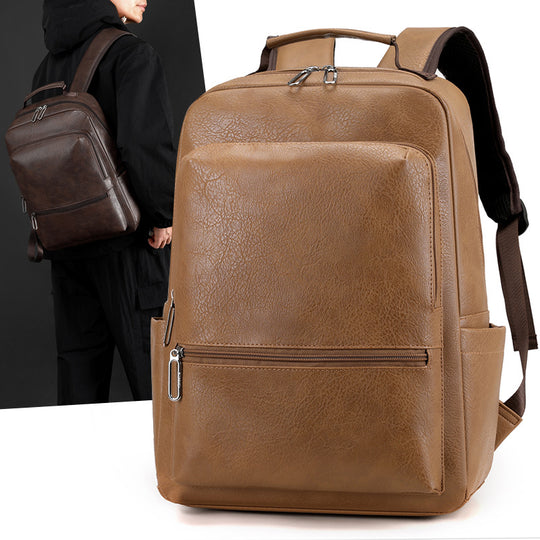 Men's Minimalist Business Backpack – Large Capacity Laptop & Work Bag UAE