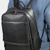 Men’s Genuine Leather Travel Backpack – Business & Casual Large Capacity Bag | Fits 15" Laptop