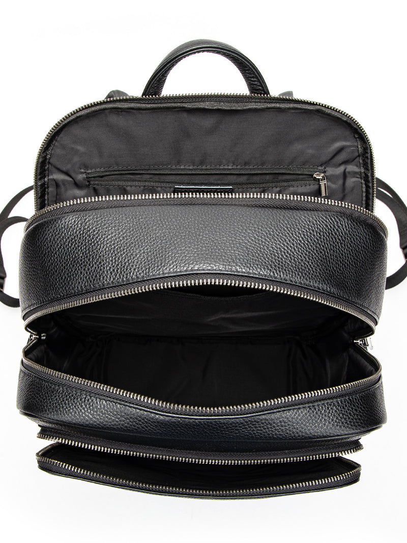Men’s Genuine Leather Travel Backpack – Business & Casual Large Capacity Bag | Fits 15" Laptop
